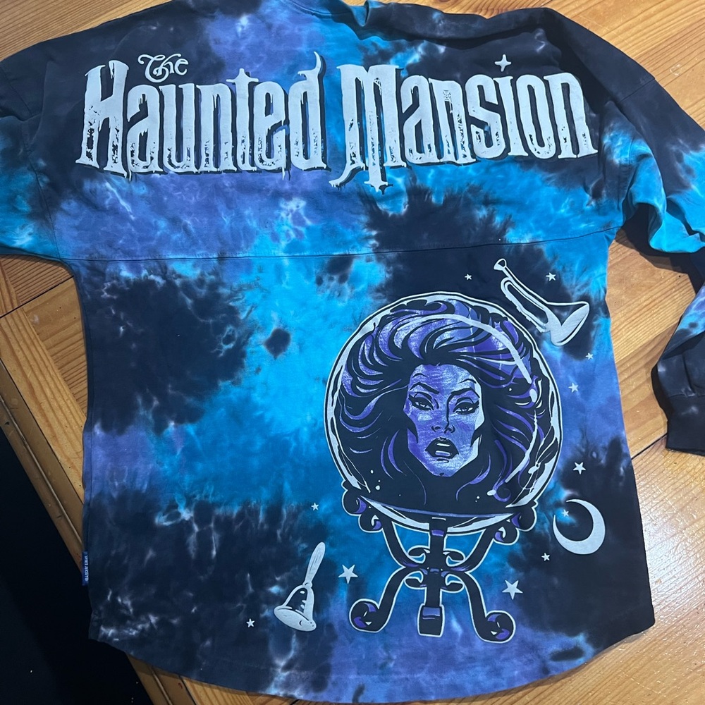 Disney Blue and Black Haunted Mansion Sweatshirt